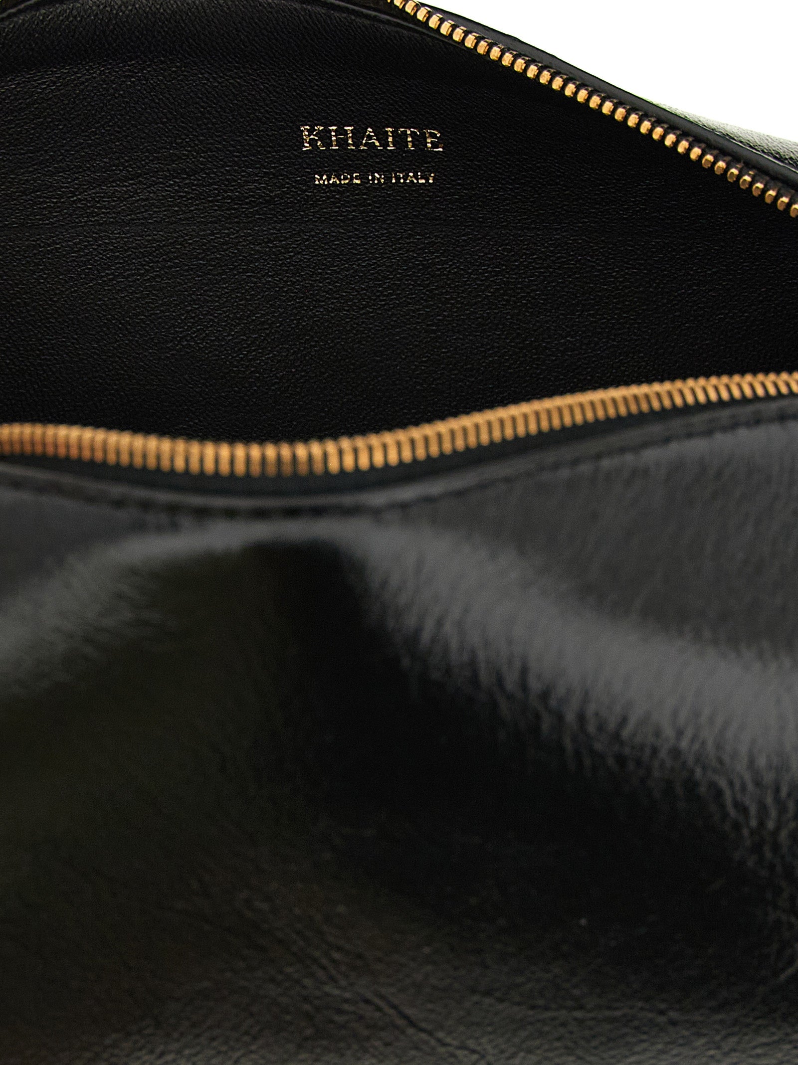 Khaite Black Calfskin Crossbody Bag
