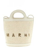 Marni White Cotton Handbag