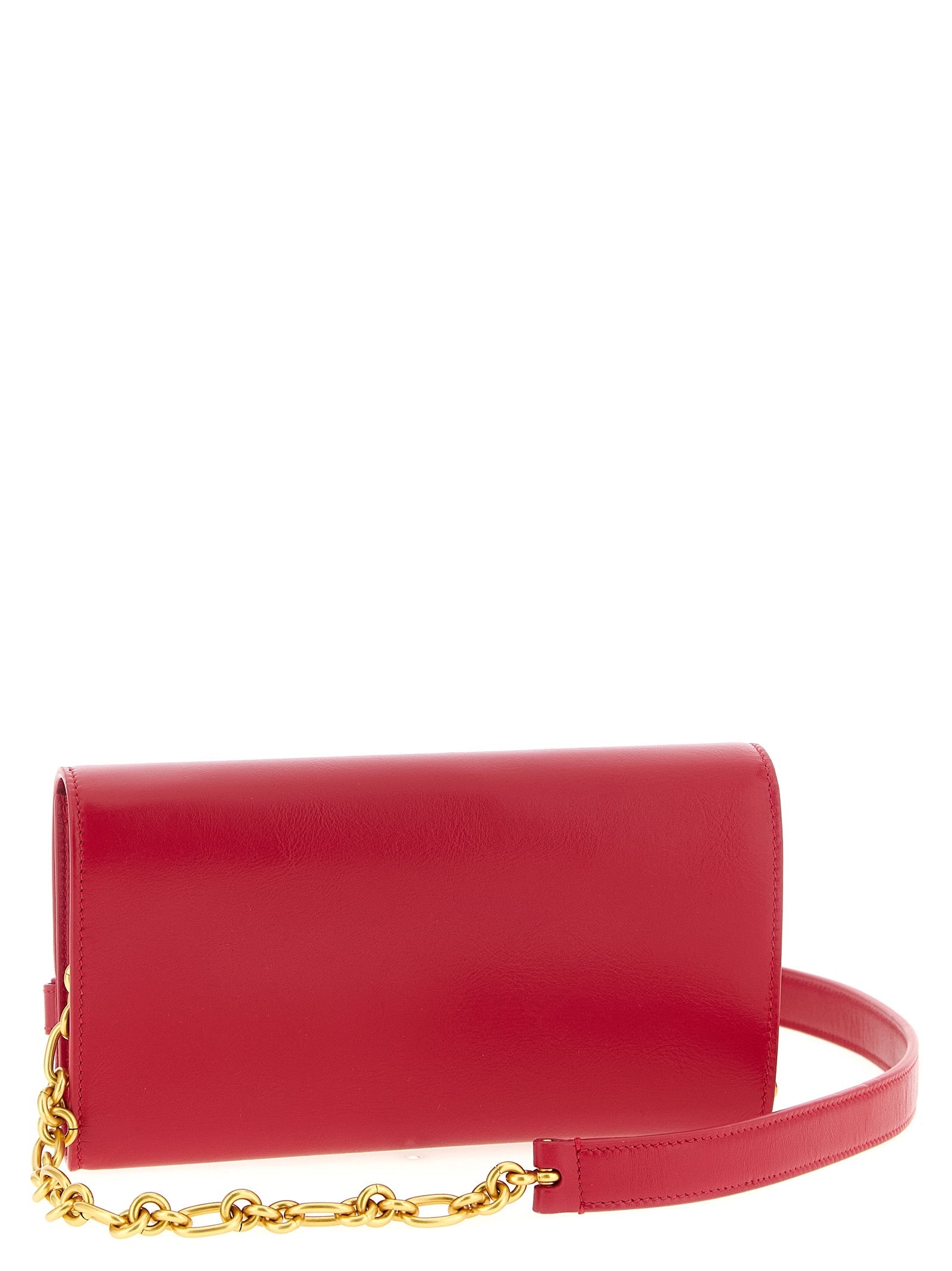 Balmain Fuchsia Calfskin Cardholder