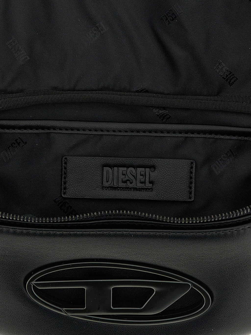 Diesel Black Polyethylene Crossbody Bag
