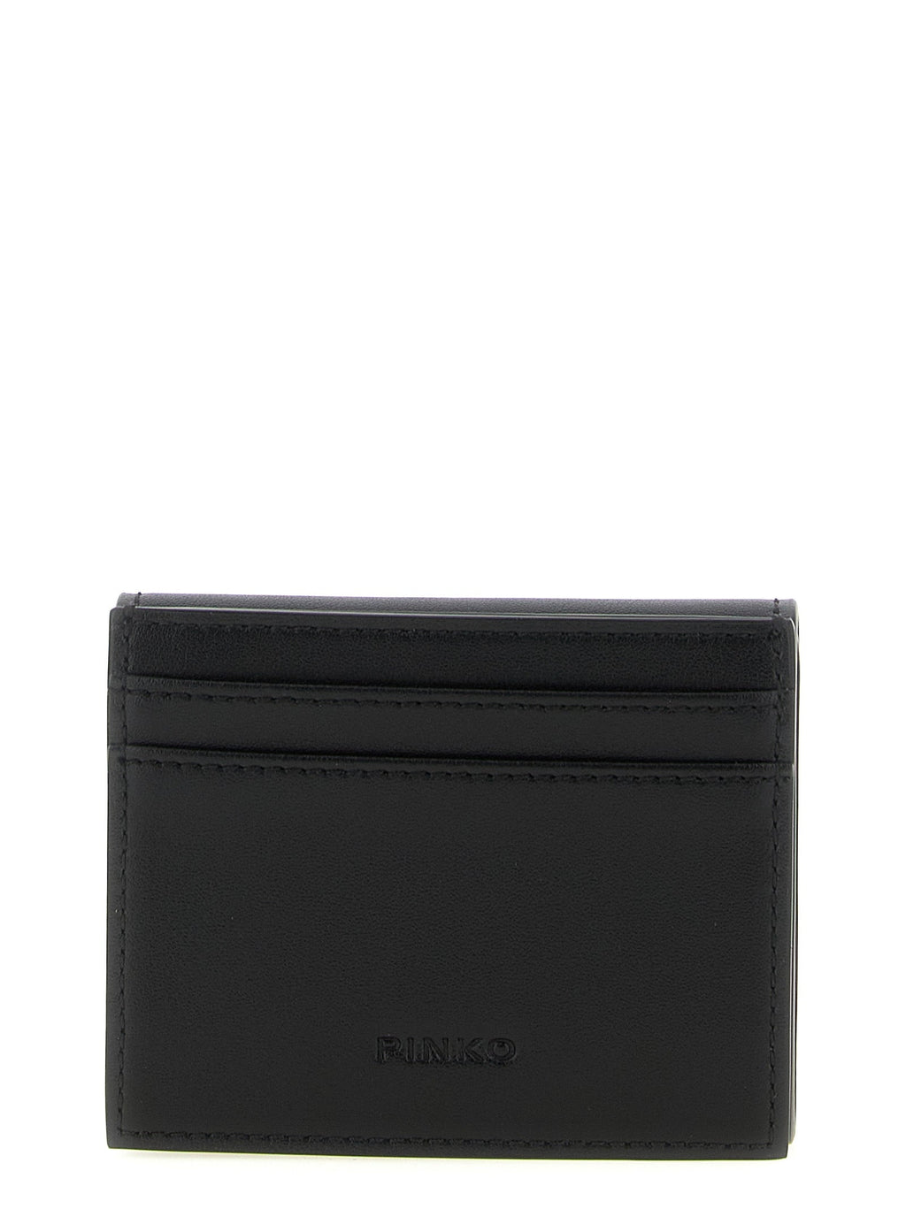 PINKO Black Cowhide Cardholder