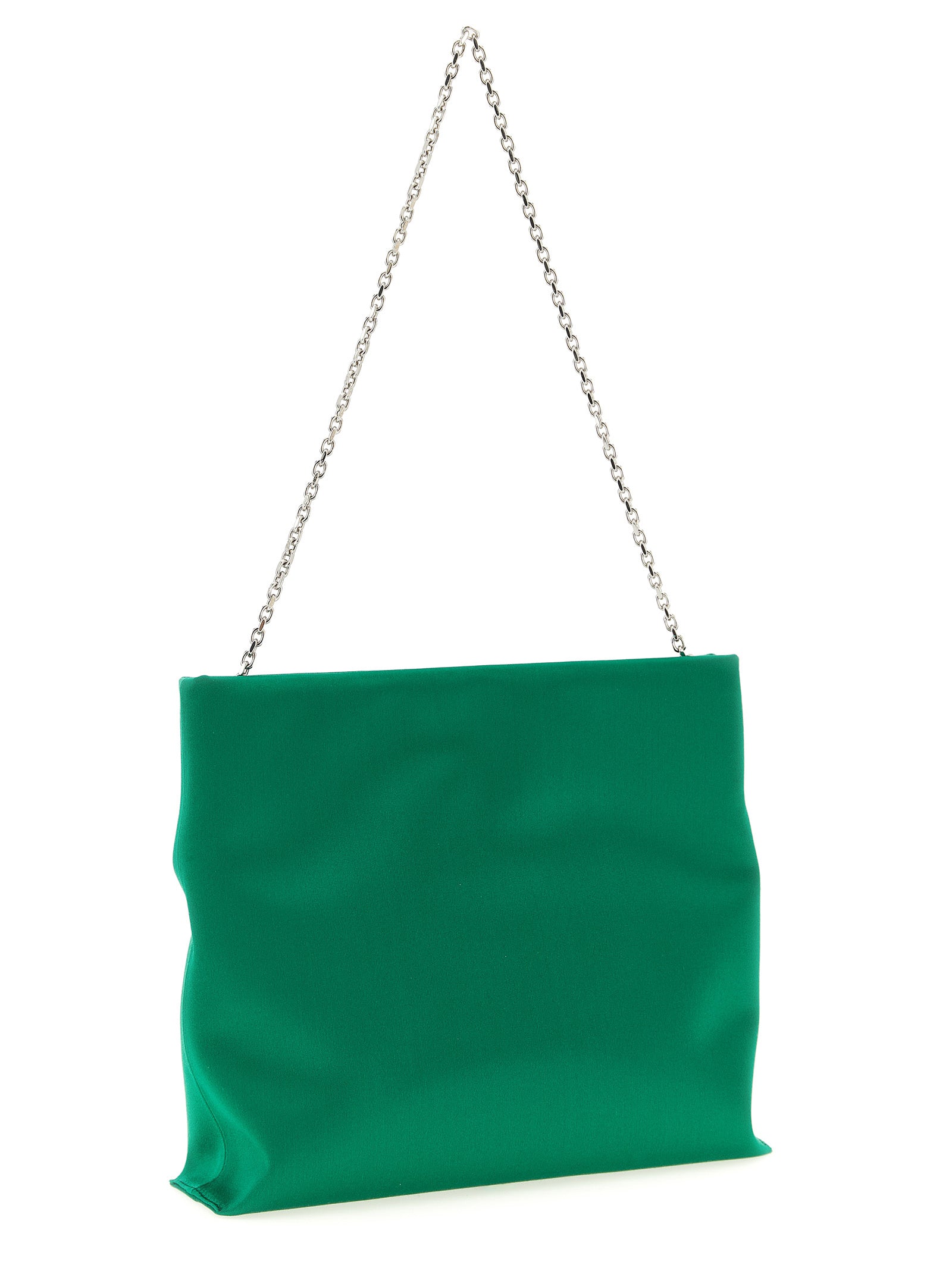 Roger Vivier Bicolor Viscose Clutch Bag