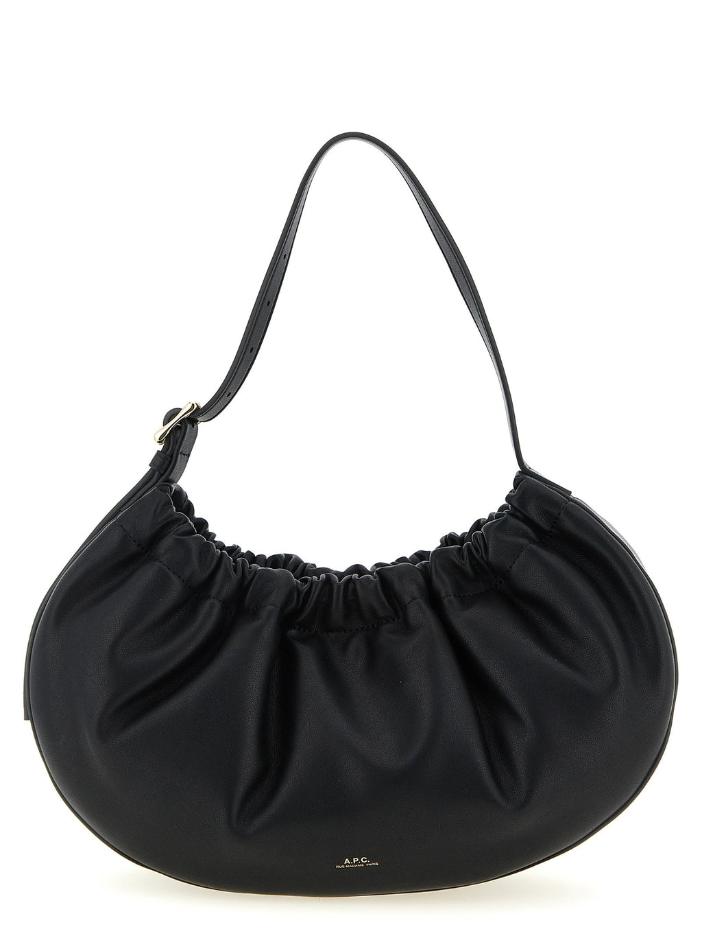 A.P.C. Black Polyethylene Shoulder Bag