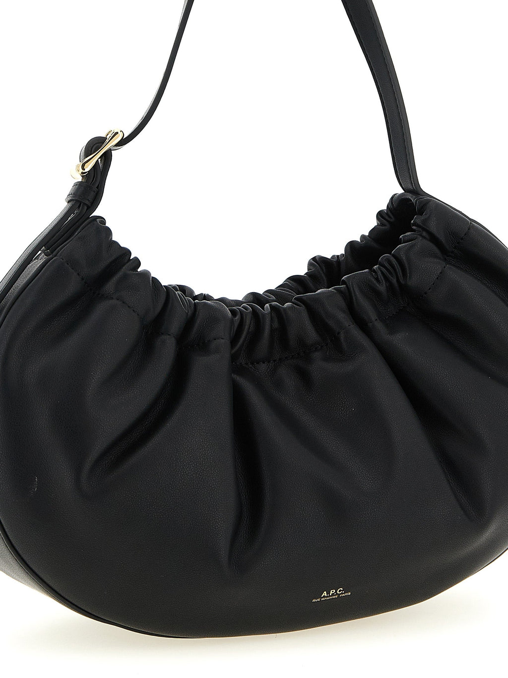 A.P.C. Black Polyethylene Shoulder Bag