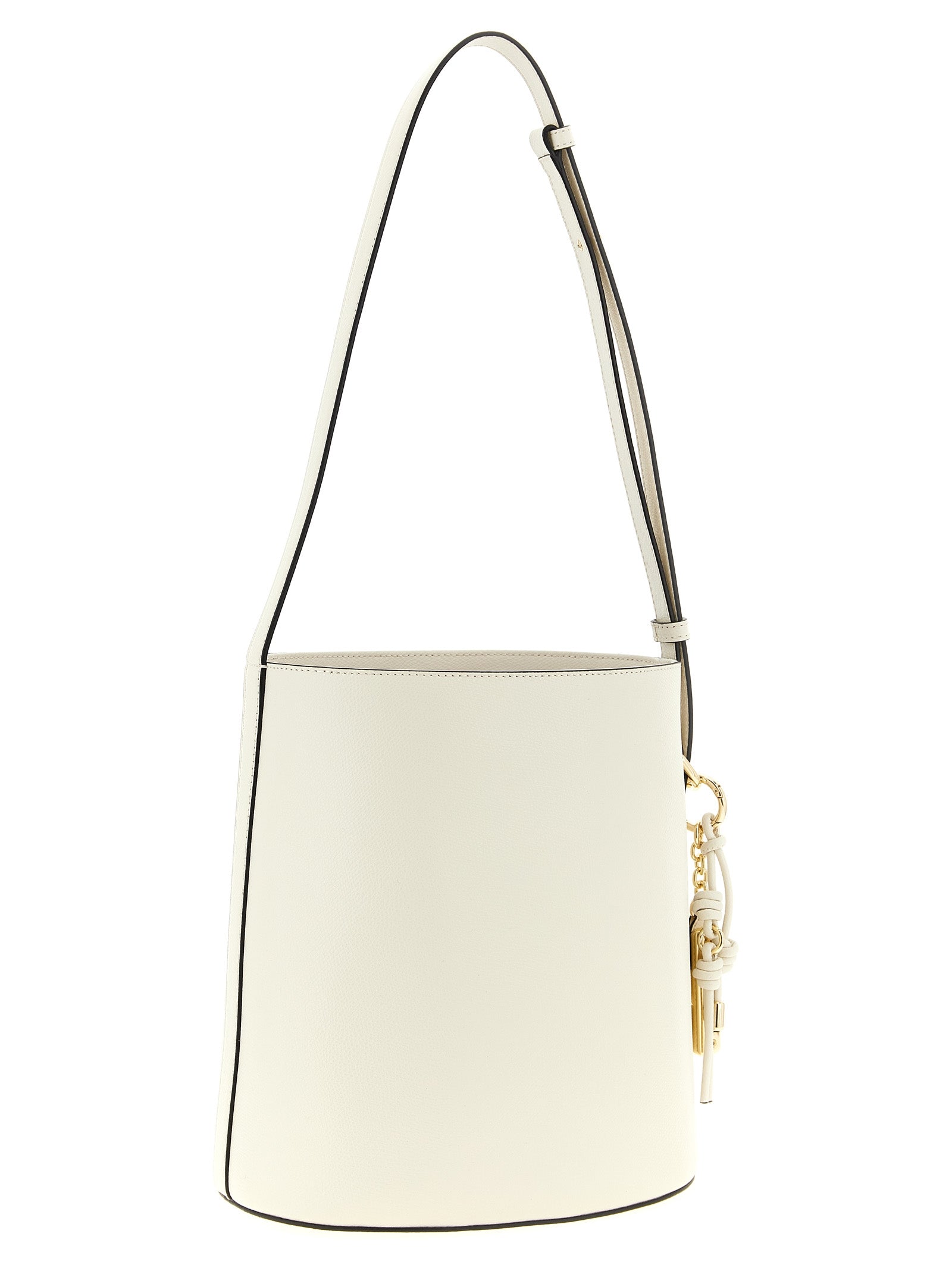 Furla White Calfskin Shoulder Bag