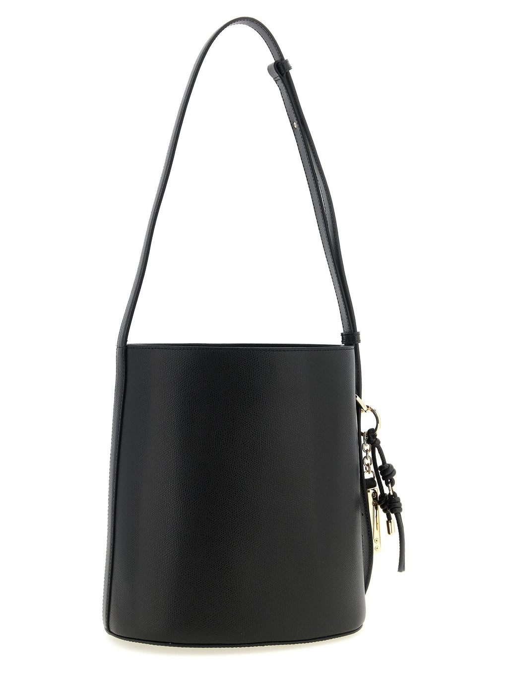 Furla Black Calfskin Shoulder Bag