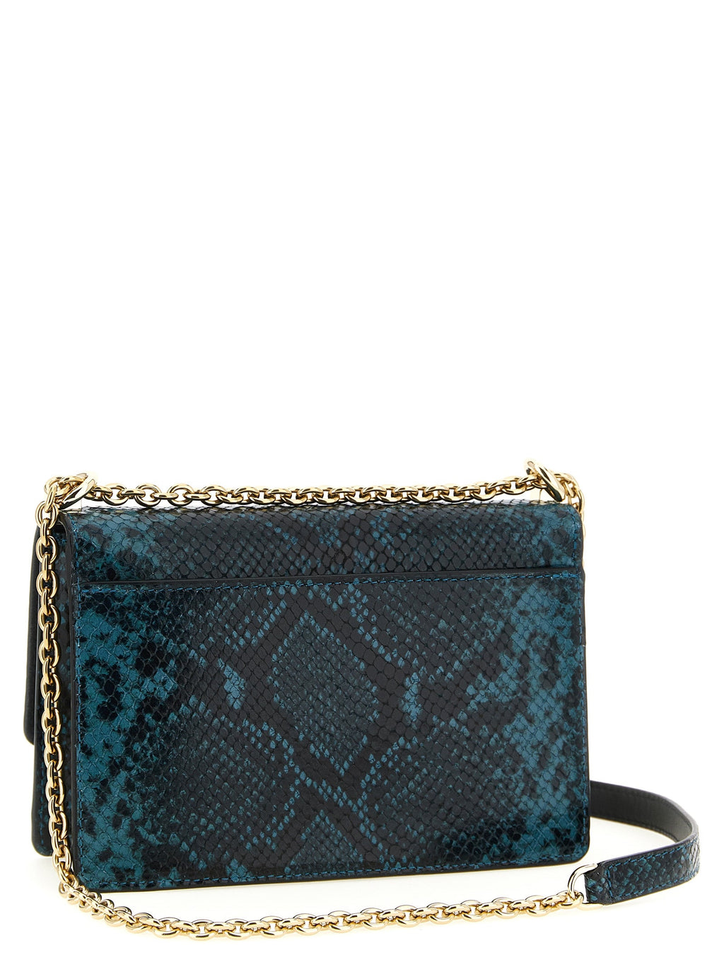 Furla Blue Goatskin Crossbody Bag