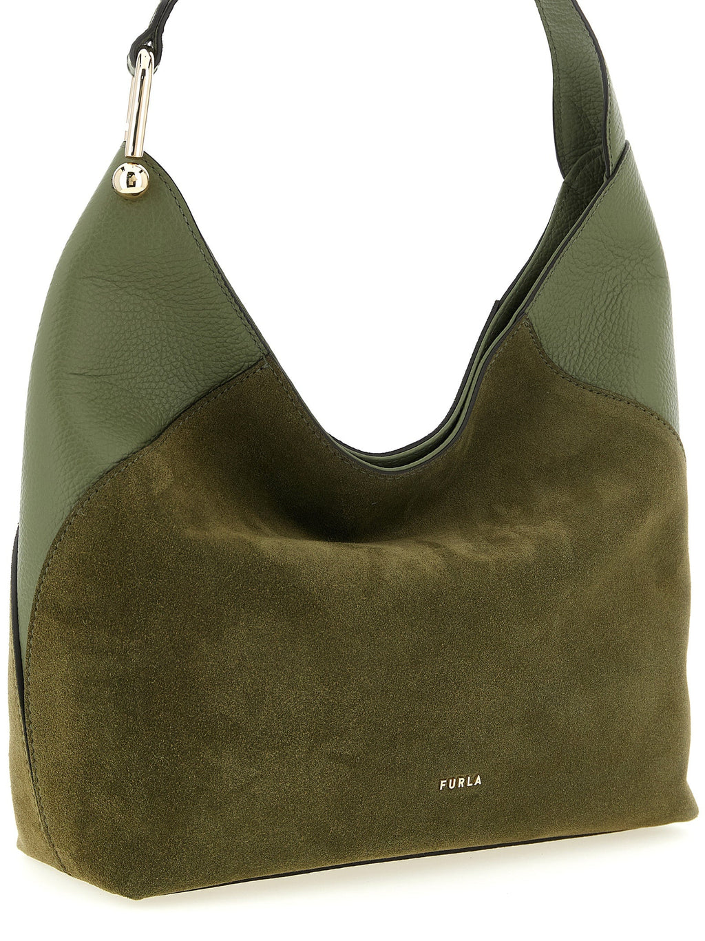 Furla Bicolor Calfskin Shoulder Bag