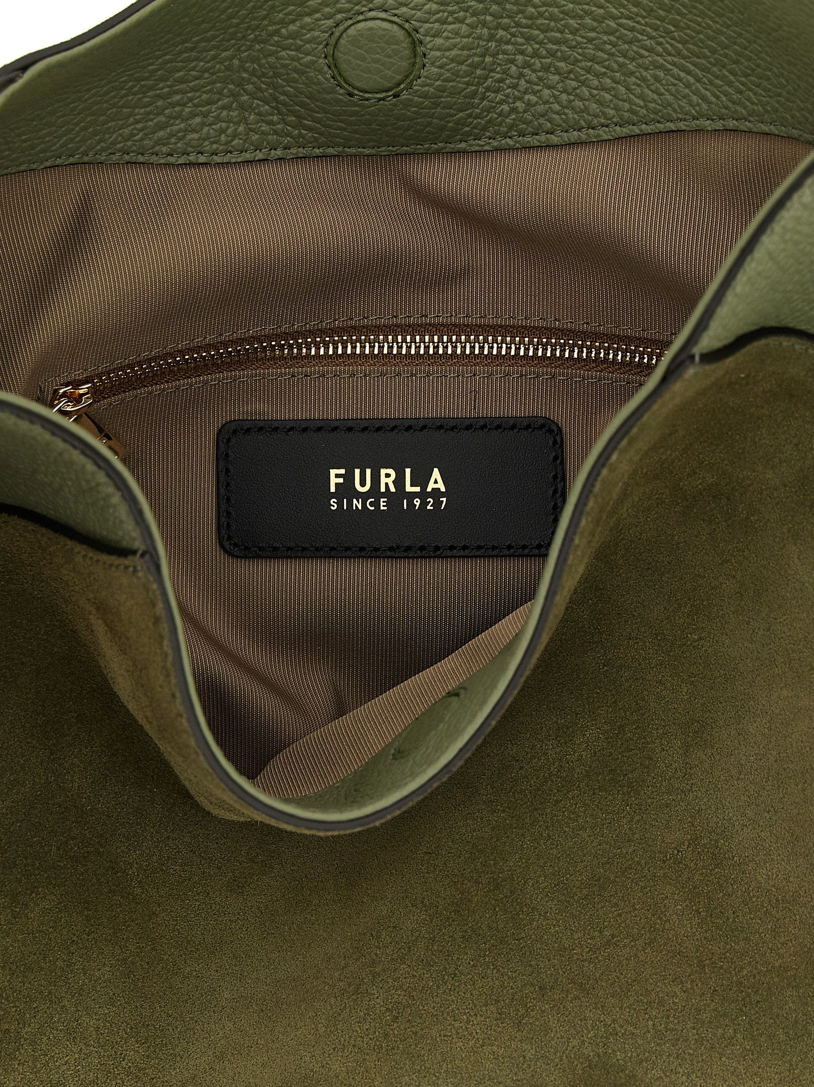 Furla Bicolor Calfskin Shoulder Bag
