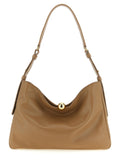 Furla Beige Calfskin Shoulder Bag