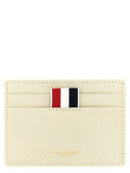 Thom Browne Beige Calfskin Cardholder