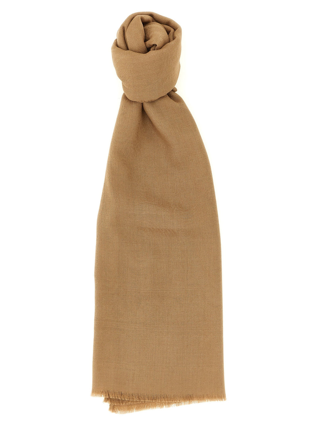 Max Mara Brown Wool Scarf