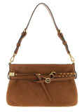 PINKO Brown Lamb Leather Shoulder Bag