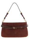 PINKO Bordeaux Cowhide Shoulder Bag