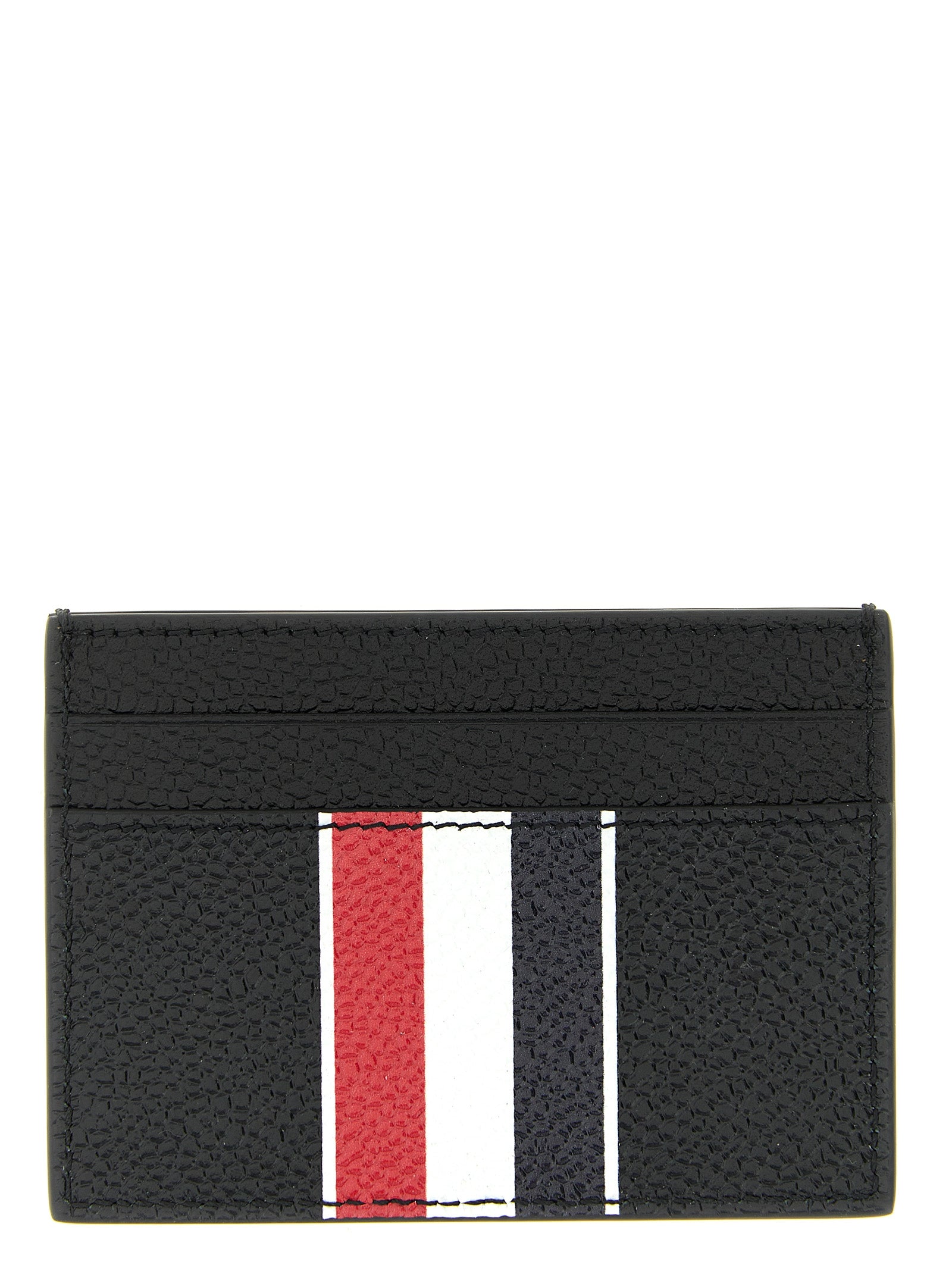 Thom Browne Black Calfskin Cardholder