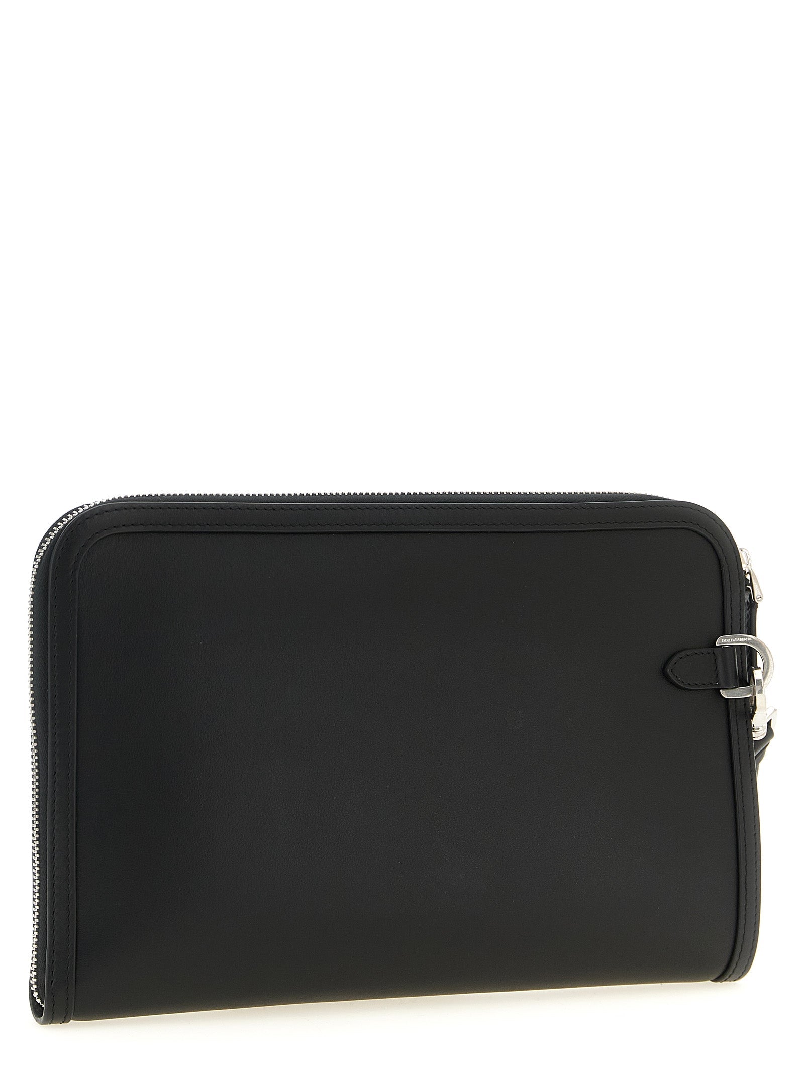 Dolce & Gabbana Bicolor Calfskin Clutch Bag