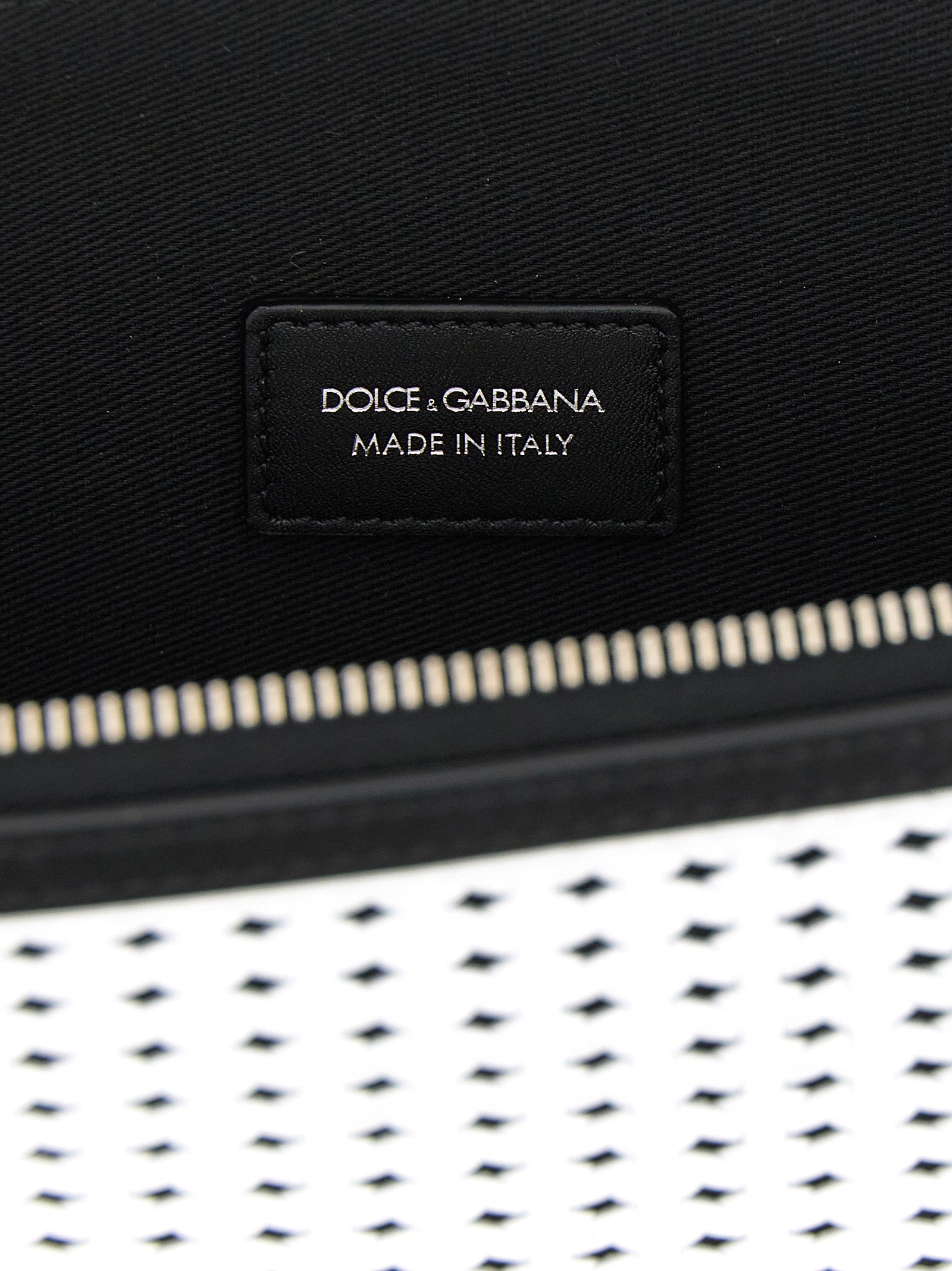 Dolce & Gabbana Bicolor Calfskin Clutch Bag