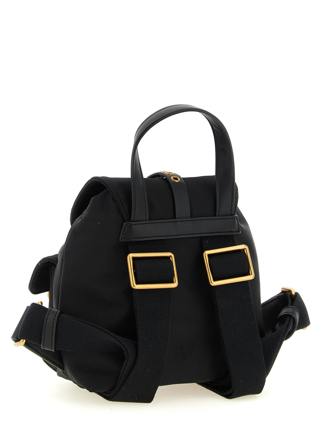 PINKO Black Polyamide Backpack