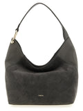 Furla Gray Calfskin Shoulder Bag