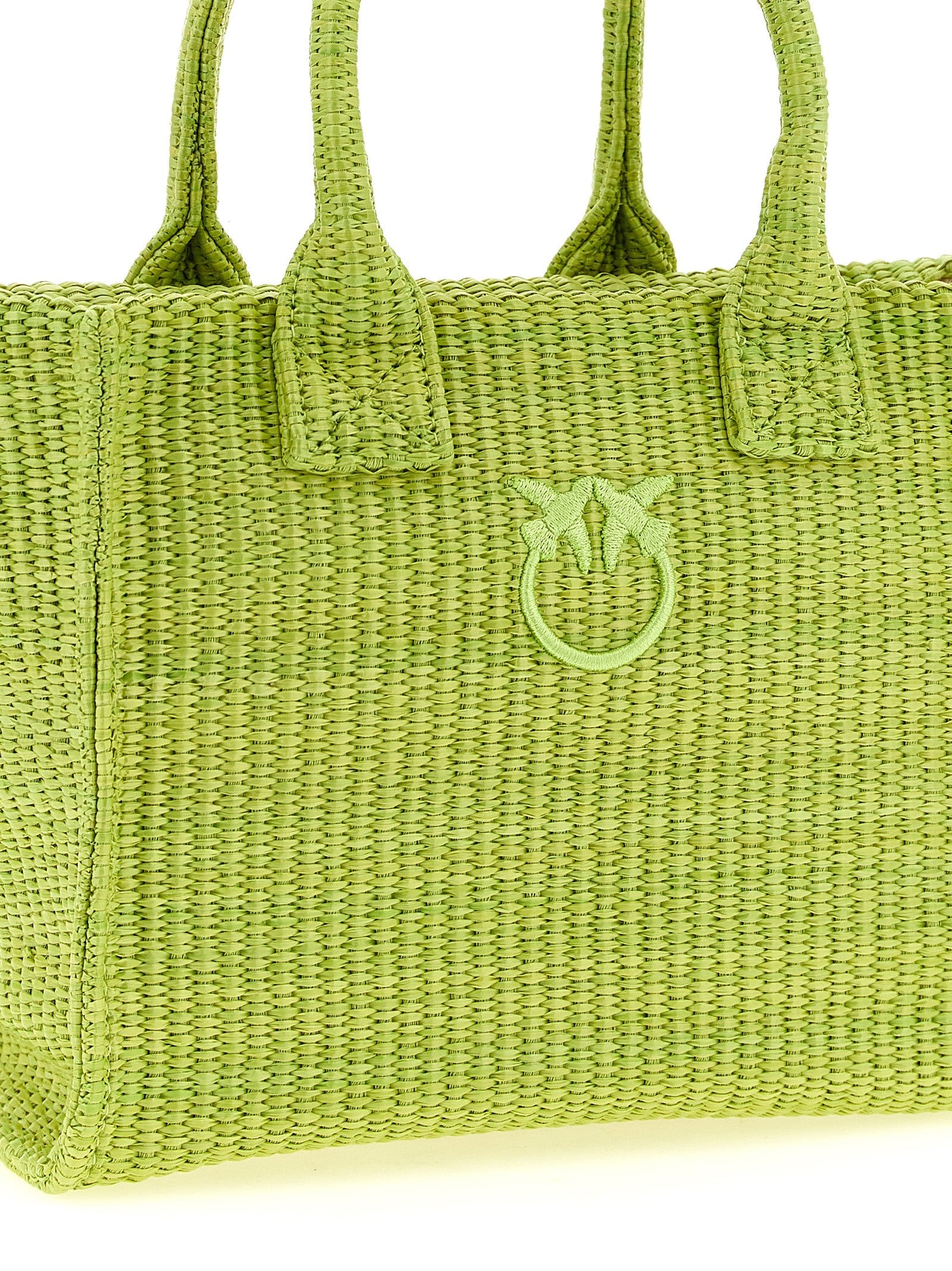 PINKO Bicolor Polypropylene Tote Bag
