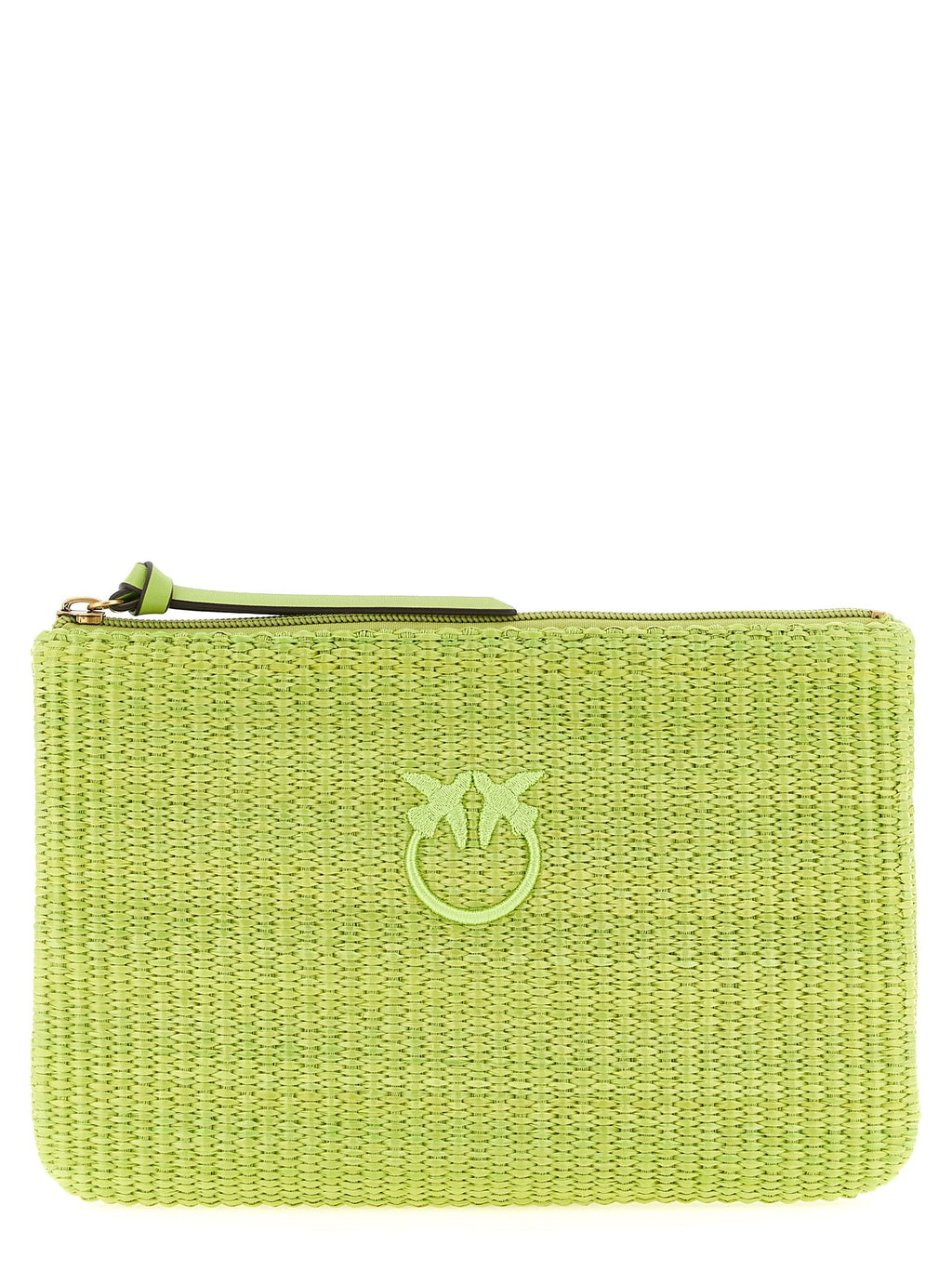 PINKO Bicolor Polypropylene Clutch Bag