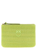 PINKO Bicolor Polypropylene Clutch Bag