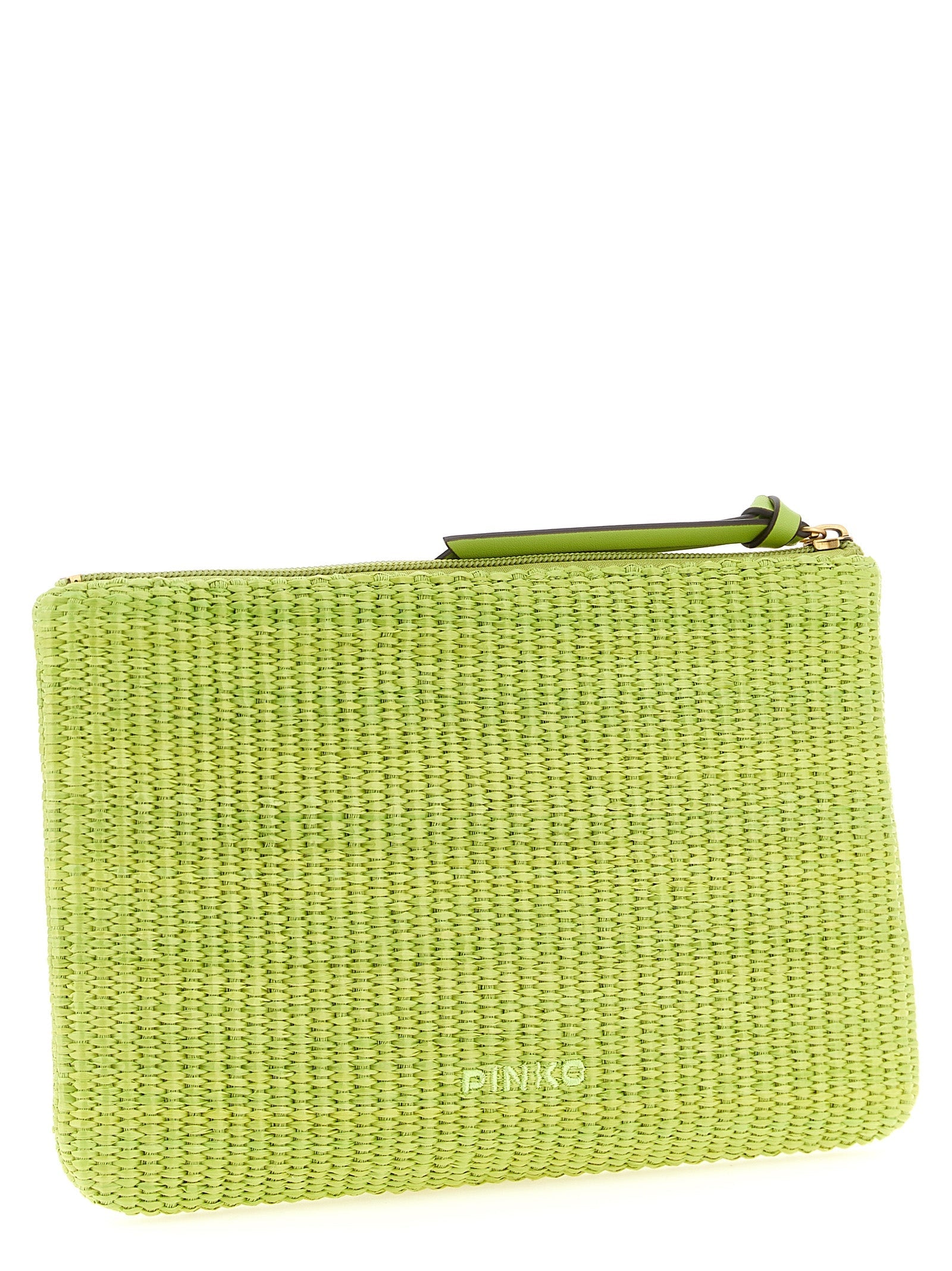 PINKO Bicolor Polypropylene Clutch Bag