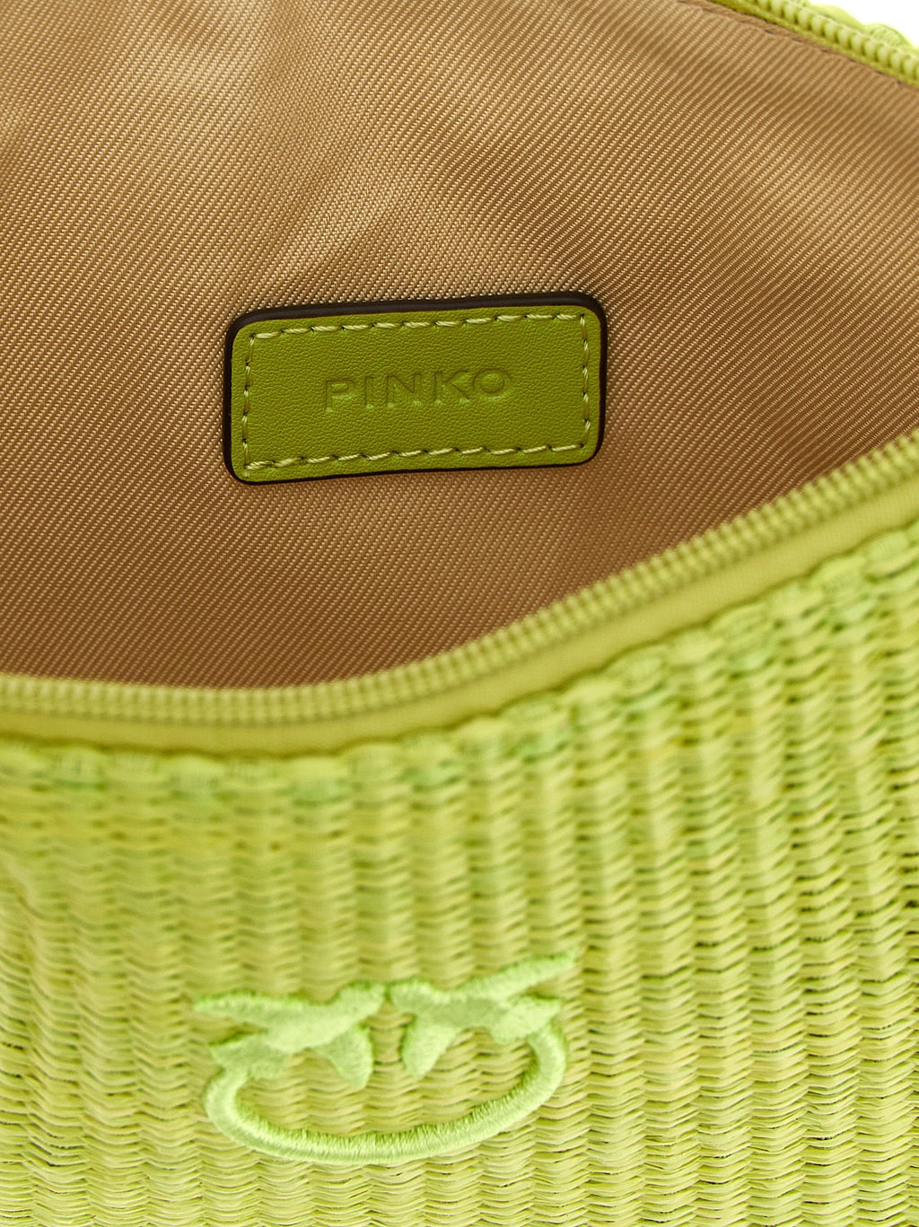 PINKO Bicolor Polypropylene Clutch Bag