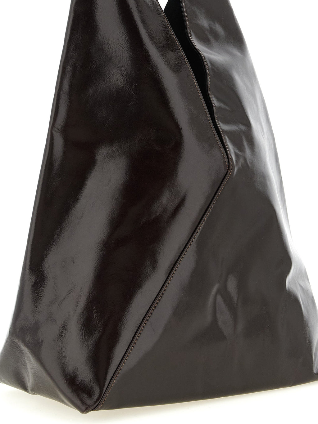 MM6 Maison Margiela Brown Cowhide Handbag