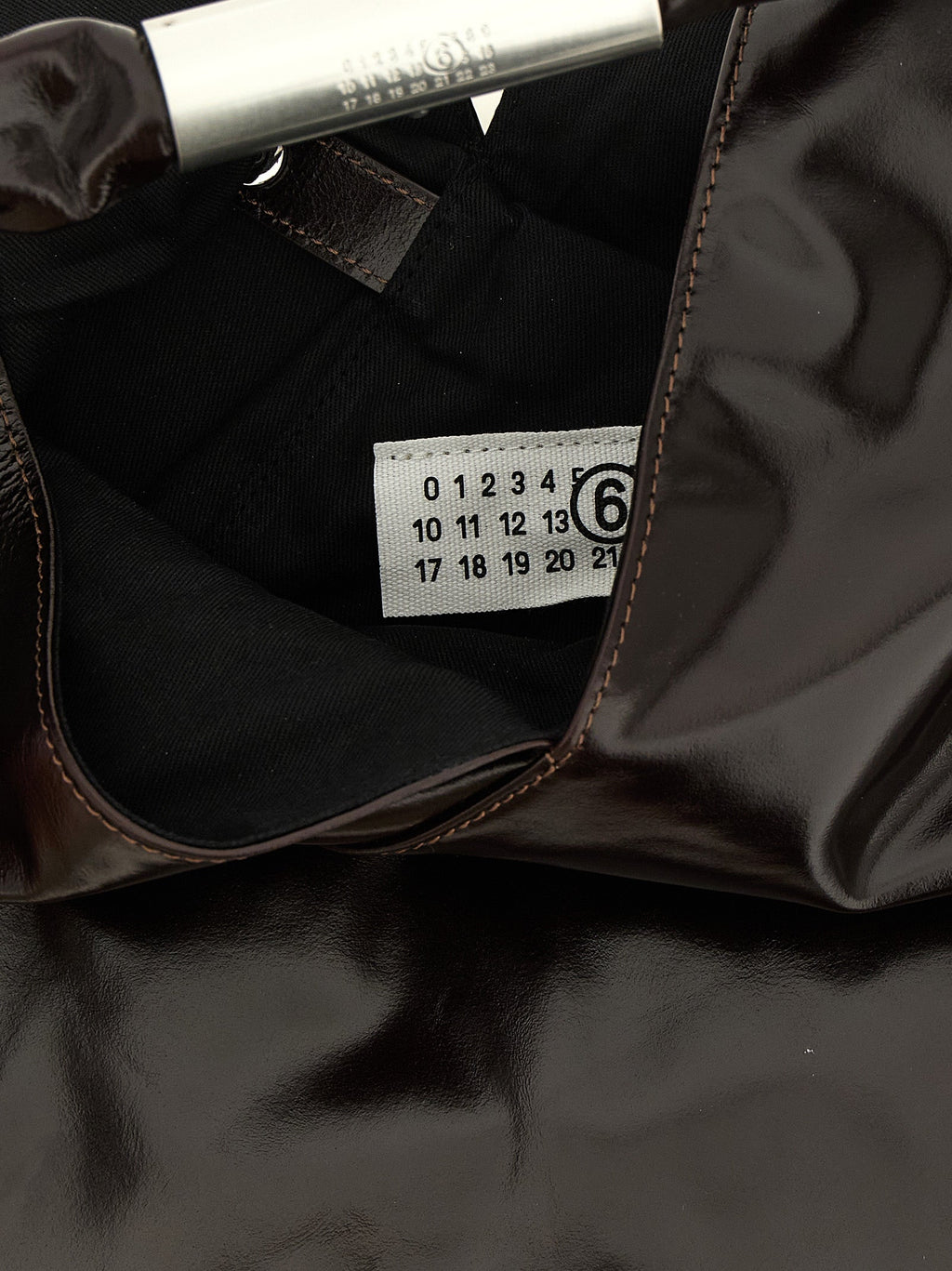 MM6 Maison Margiela Brown Cowhide Handbag