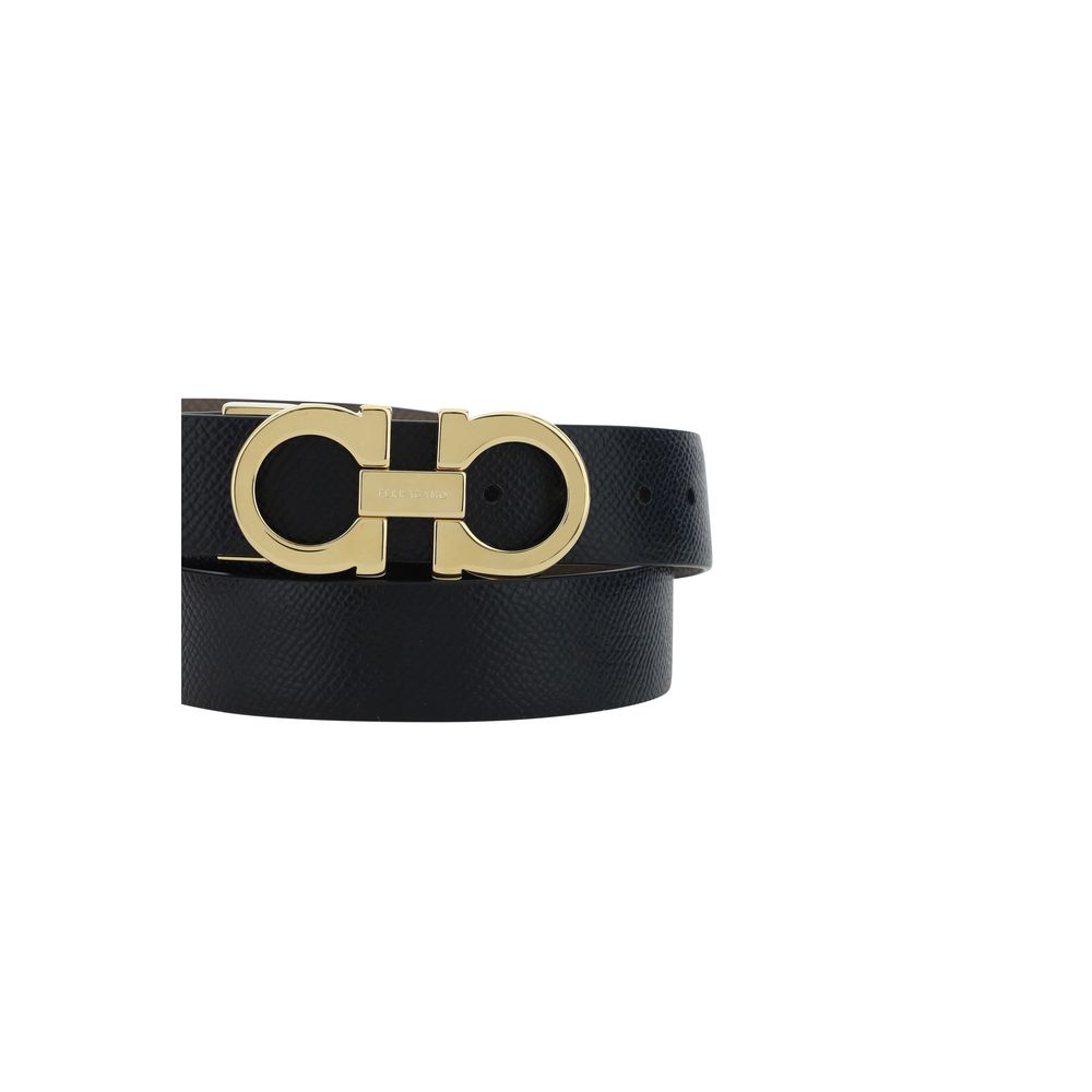 Ferragamo Multicolor Calf Leather Bos Taurus Regular Belt