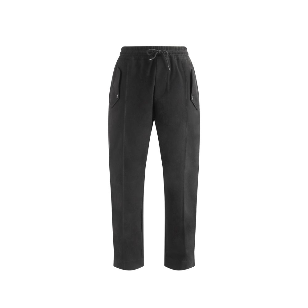 Moschino Black Cotton Joggers (Workout Pants)
