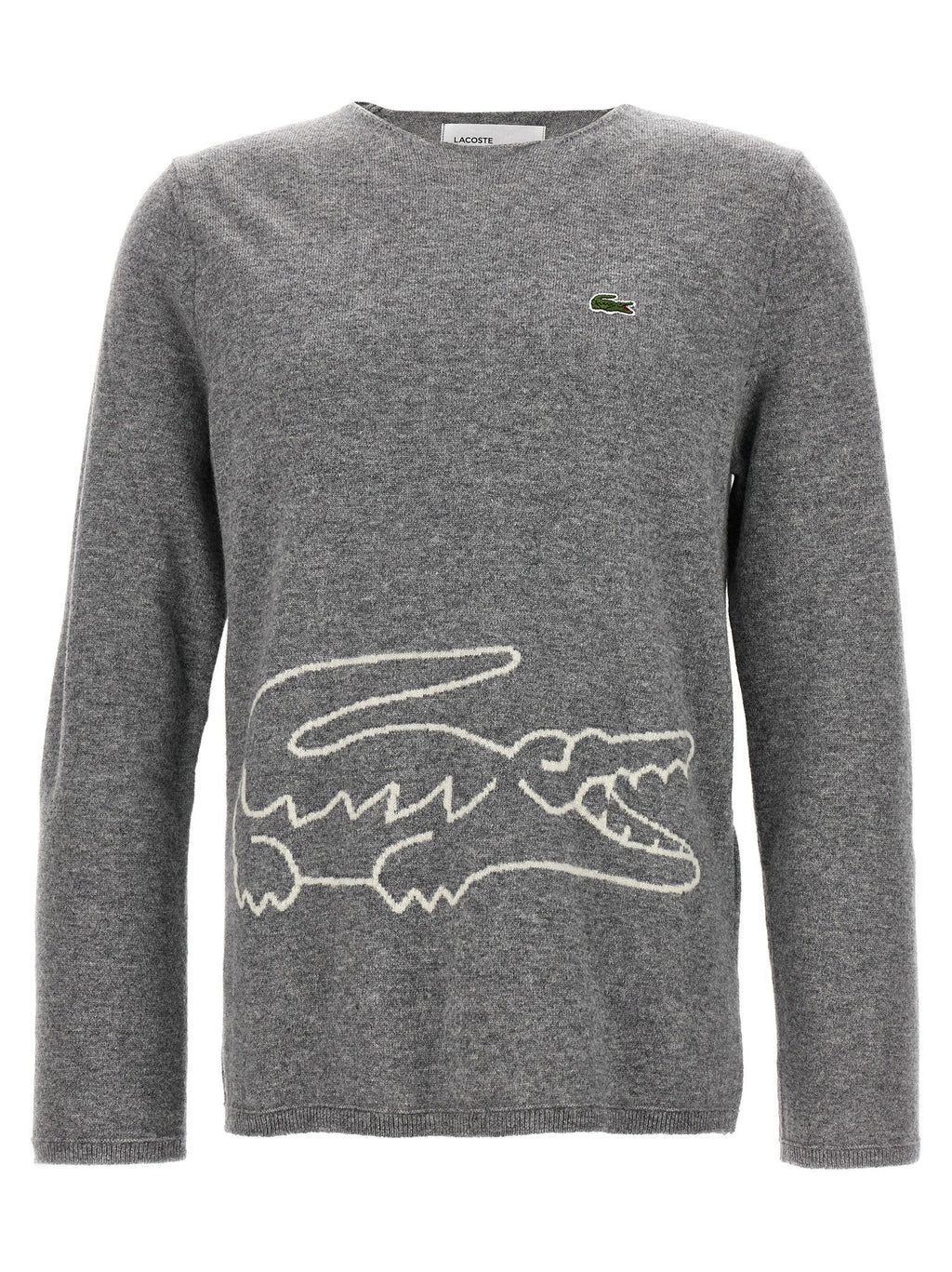 Comme Des Garçons Gray Wool Cardigan