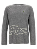 Comme Des Garçons Gray Wool Cardigan