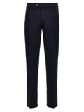 Brunello Cucinelli Blue Cotton Casual Pants