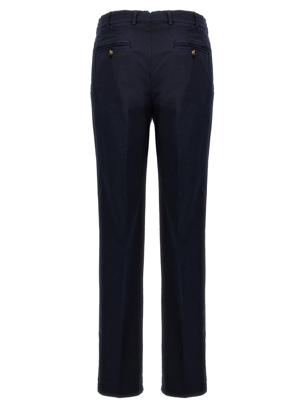 Brunello Cucinelli Blue Cotton Casual Pants