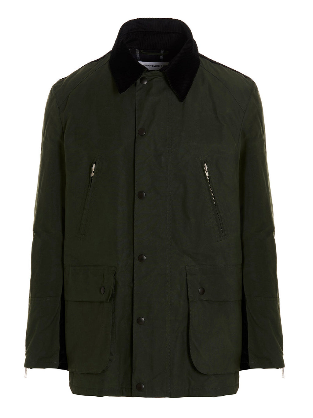 Department 5 Bicolor Cotton Full-Length Jacket