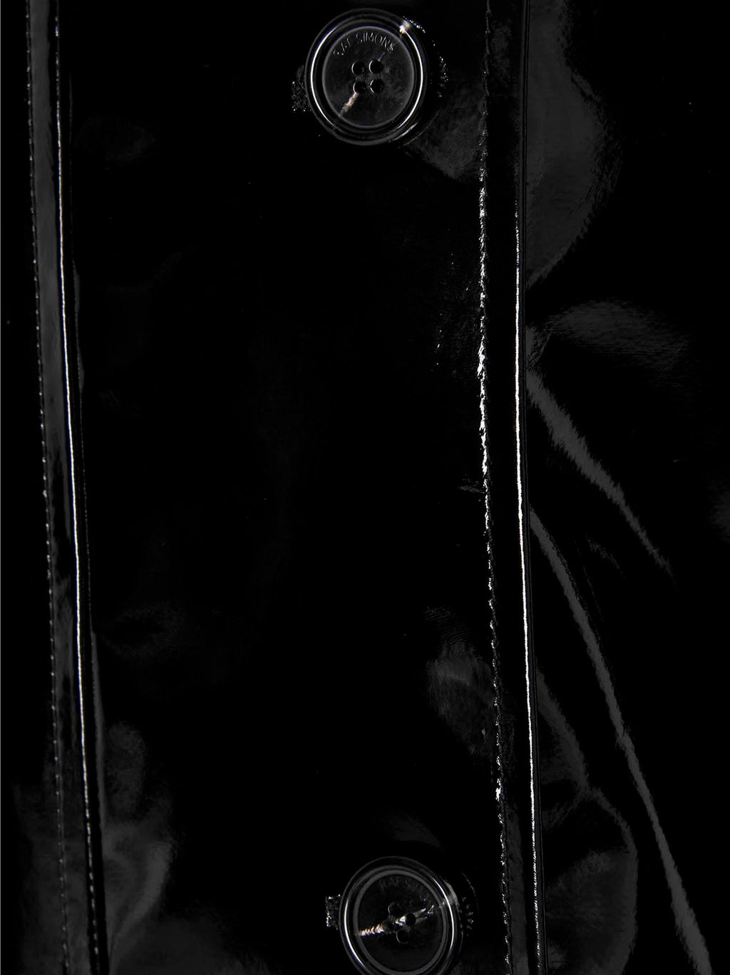 Raf Simons Black Cotton Coat