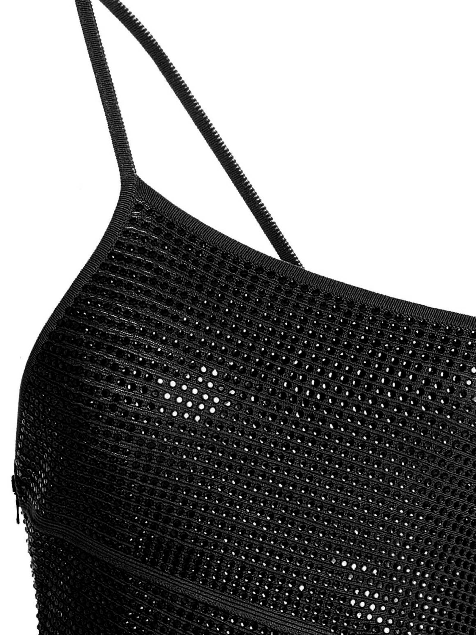 ANDREĀDAMO Black Viscose Short Dress