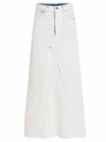 Maison Margiela White Cotton Mini Skirt