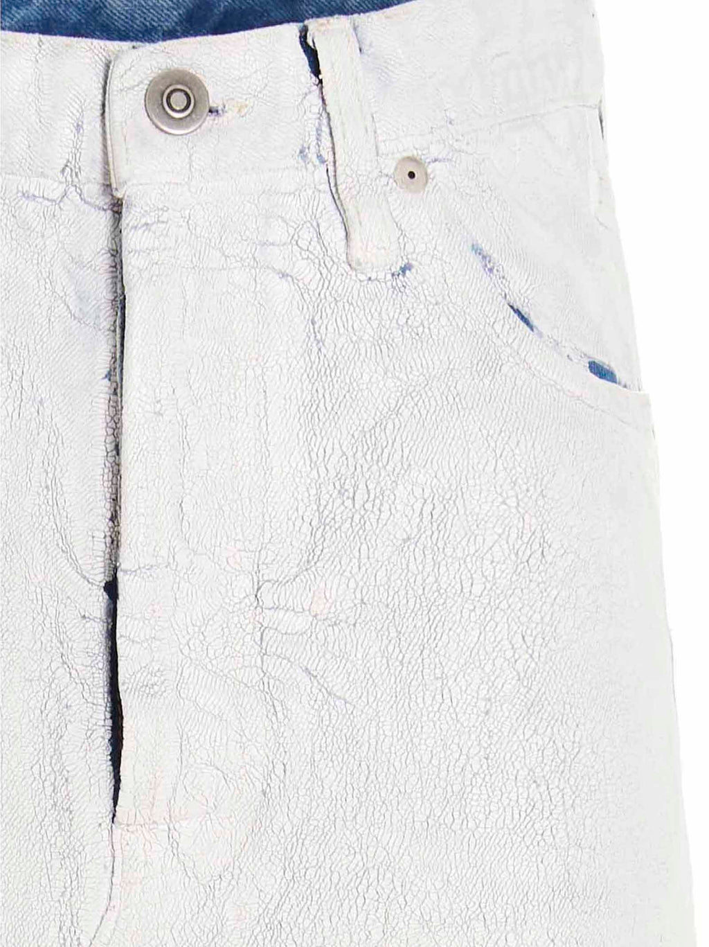 Maison Margiela White Cotton Mini Skirt