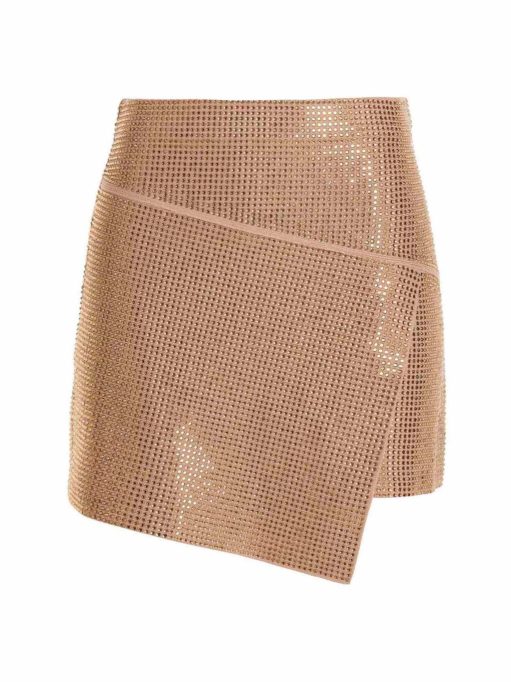 ANDREĀDAMO Beige Viscose Long Skirt