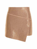 ANDREĀDAMO Beige Viscose Long Skirt