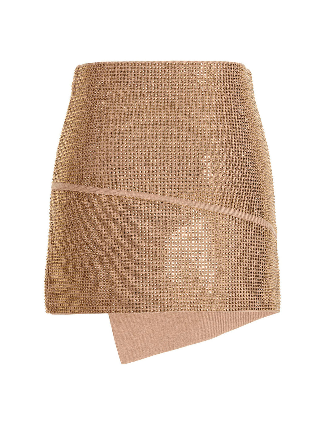 ANDREĀDAMO Beige Viscose Long Skirt