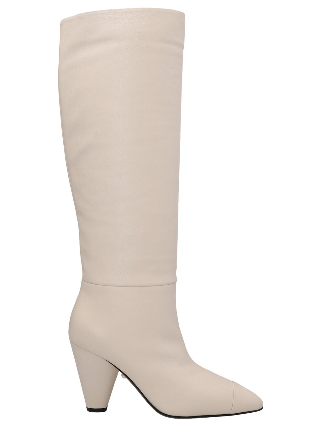 ALEVÌ White Leather Over The Knee
