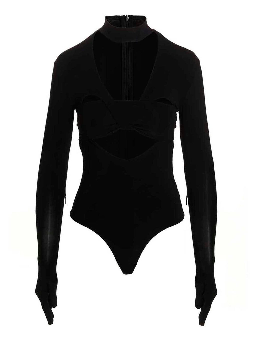 Ambush Black Viscose Bodysuit