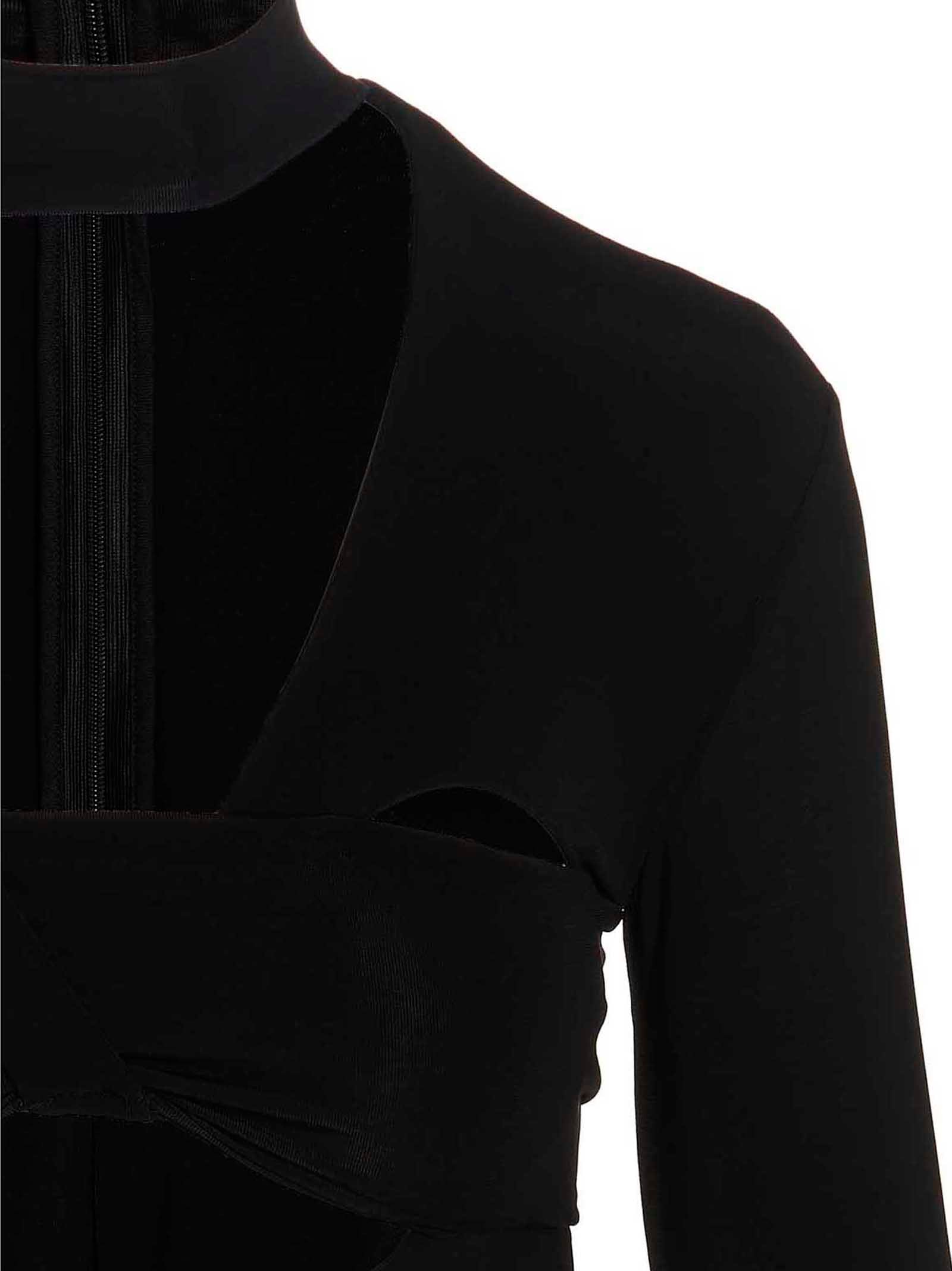 Ambush Black Viscose Bodysuit