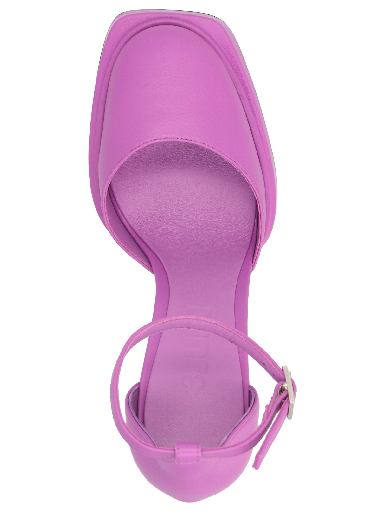 3Juin Purple Leather High Heel Pumps