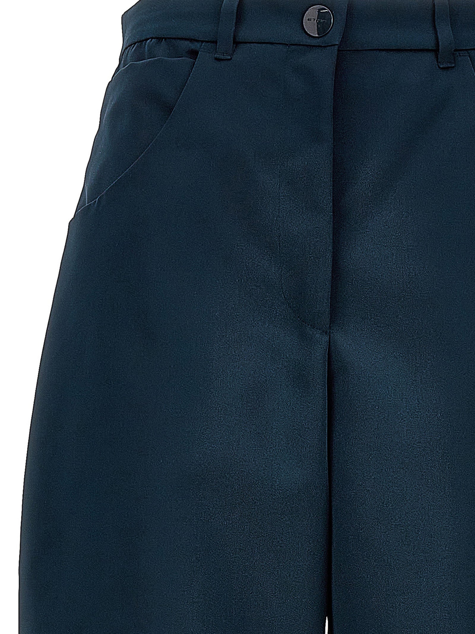 Etro Blue Polyester Cargo Pants