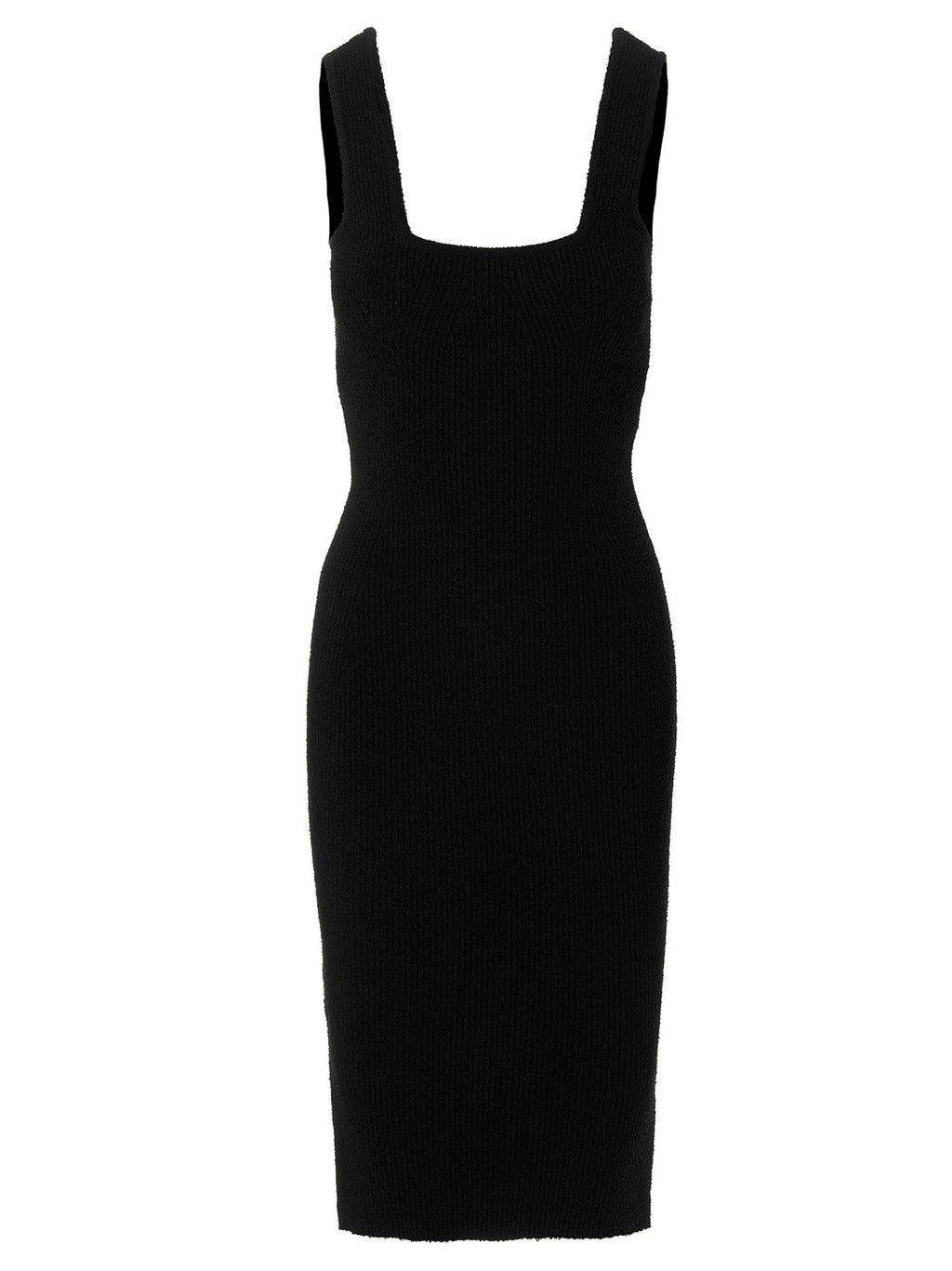 Wardrobe.Nyc Black Cotton Midi Dress